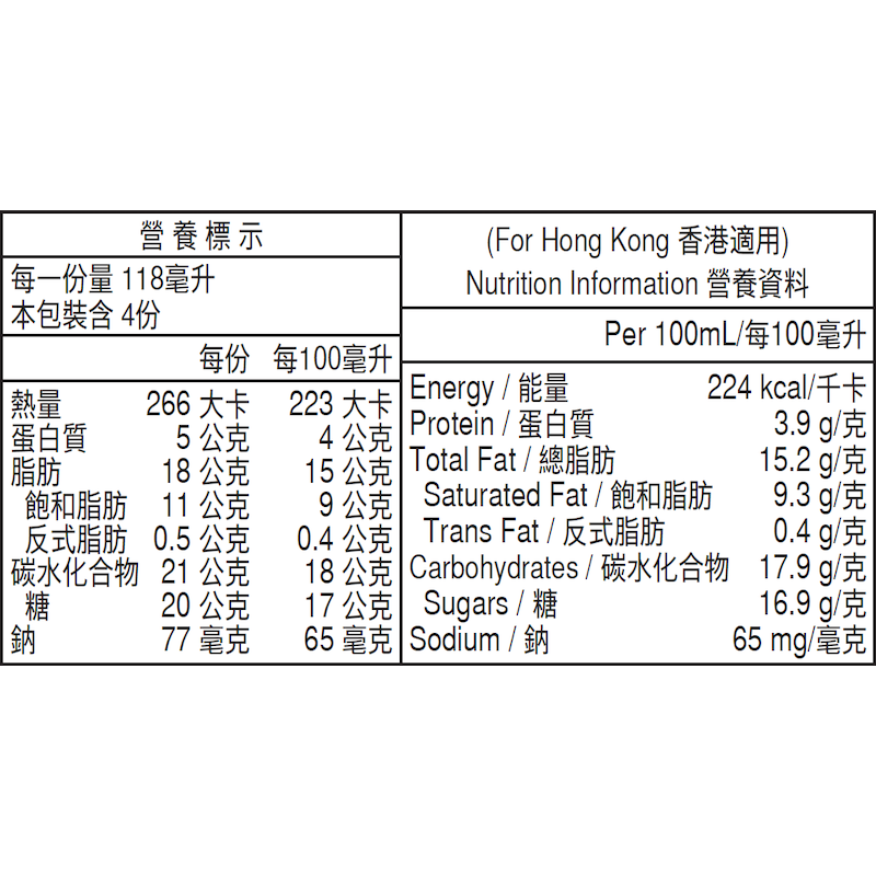 vanilla-pint-nutrition